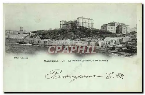 Cartes postales Marseille Le Plaro Institut Pasteur