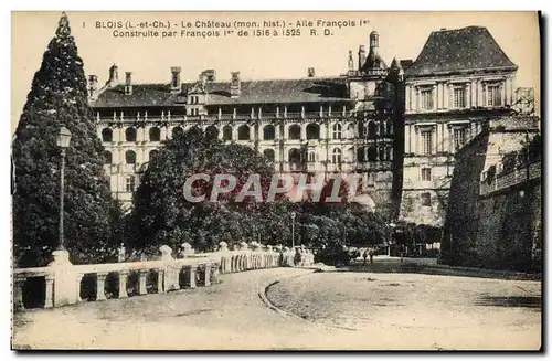 Cartes postales Blois Le Chateau Aile Francois 1er