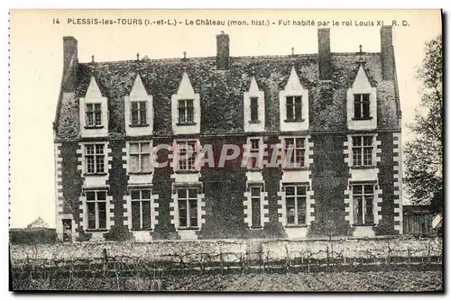 Cartes postales Plessis les Tours Le Chateau