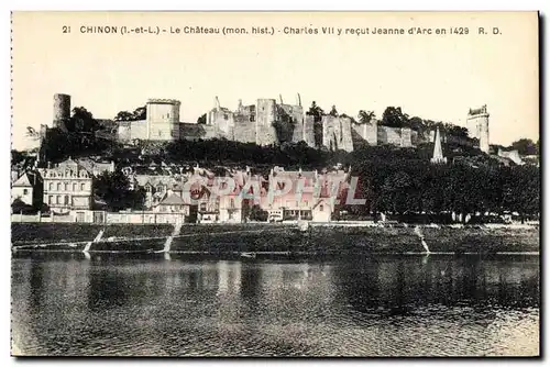 Cartes postales Chinon Le Chateau