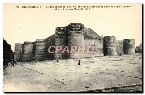 Cartes postales Angers Le Chateau