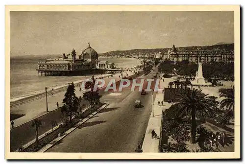 Ansichtskarte AK Nice Promenade des Anglais Jardin Albert 1er Palais de la jetee