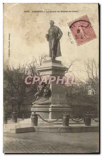 Cartes postales Lorient La statue de Dupuy de Lome