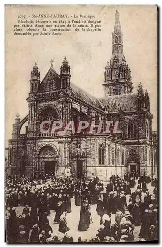 Cartes postales Ste Anne D&#39Auray La Basilique