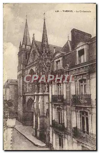 Cartes postales Vannes La Cathedrale