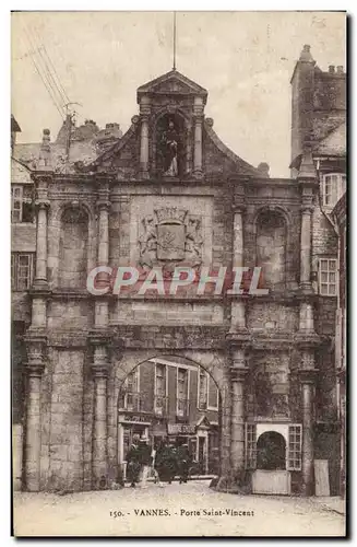 Ansichtskarte AK Vannes Porte Saint Vincent