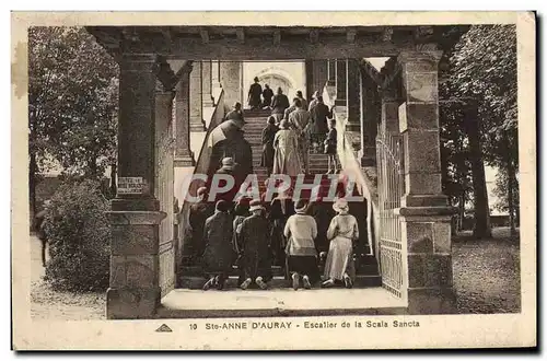 Cartes postales Sainte Anne D&#39Auray Escalier de La Scala Sancta