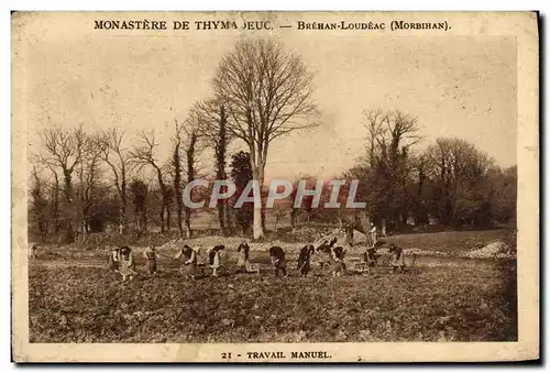 Cartes postales Monastere de Thymadeux Behan Loudeac Travail manuel