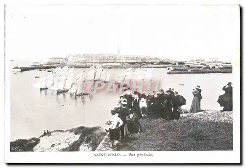 Cartes postales Saint Malo Vue generale