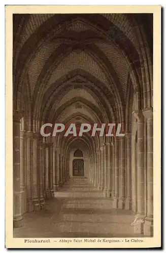 Ansichtskarte AK Plouharnel Abbaye Saint Michel de Kergonan Le cloitre