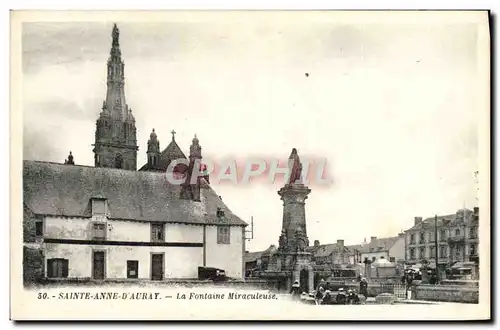 Cartes postales Sainte Anne D'Auray La Fontaine miraculeuse