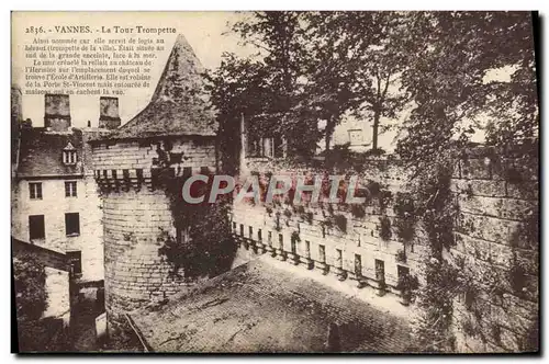 Cartes postales Vannes La Tour Trompette