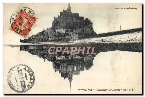 Cartes postales Mont St Michel Vue Generale