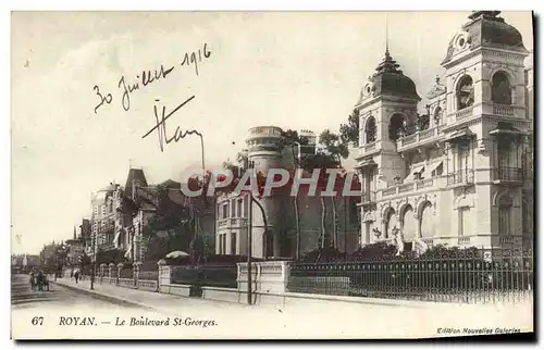 Cartes postales Royan Le Boulevard St Georges