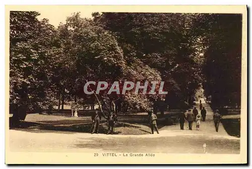 Cartes postales Vittel La Grande Allee