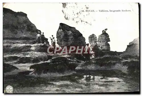 Cartes postales Royan Vallieres Les Grands rocehrs