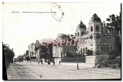 Cartes postales Royan Boulevard St Georges Vers Royan