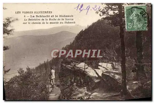 Ansichtskarte AK Royan La Schlucht et le Hohnech Le belvedere de la roche de la source sur le chemin de la montee