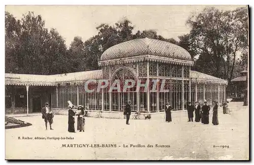 Ansichtskarte AK Martigny Les Bains Le Pavillon des Sources