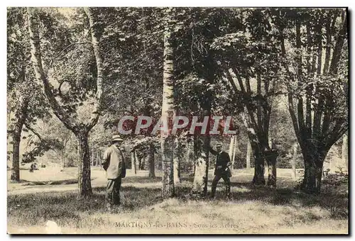 Cartes postales Martigny Les Bains Sous les arbres
