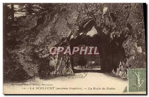 Cartes postales La Schlucht La roche du diable