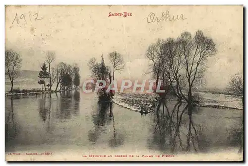 Ansichtskarte AK Saint Die La Meurthe au dessus de la vanne de pierre