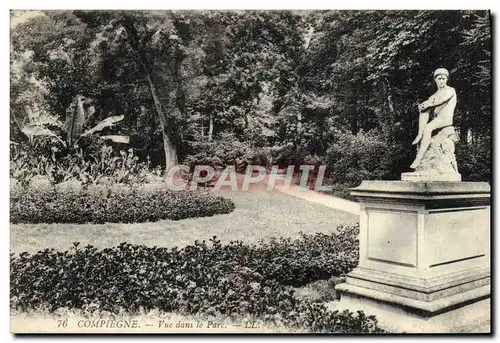 Ansichtskarte AK Compiegne Vue Dans le Parc