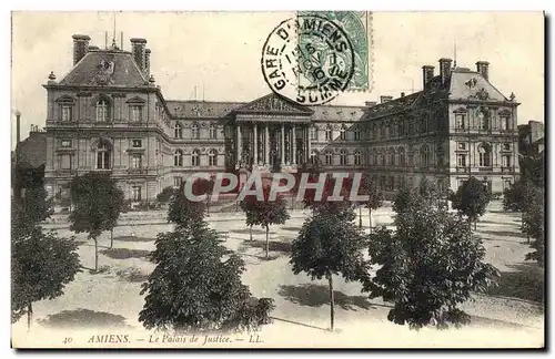 Cartes postales Amiens Le Palais de Justice