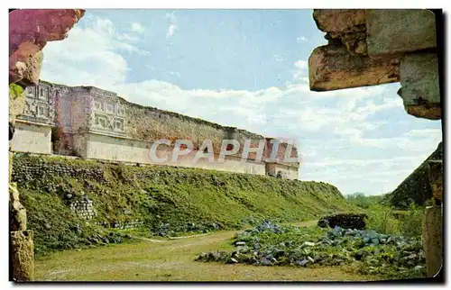 Moderne Karte Mexico Zona Arqueologica De Uxmal