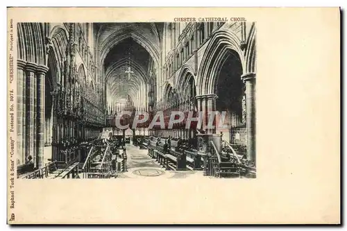 Cartes postales Chester Cathedral Choir