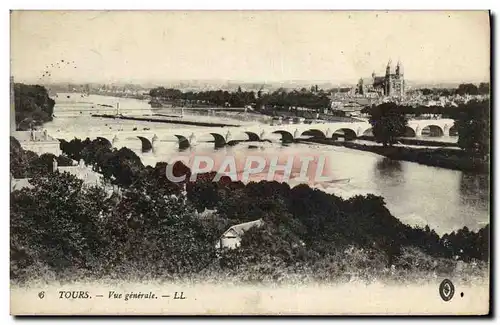 Cartes postales Tours Vue Generale