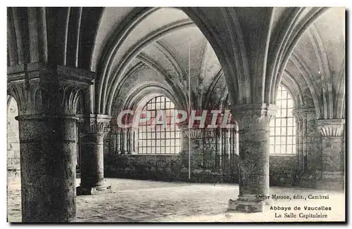 Cartes postales Abbaye de Vaucelles La salle capitulaire