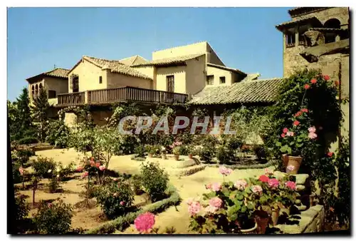 Moderne Karte Toledo Jardin et maison du Greco