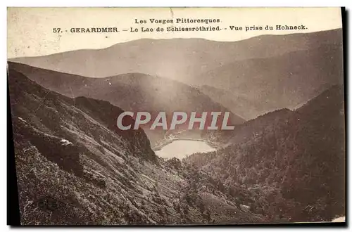 Ansichtskarte AK Gerardmer Le Lac De Schiessrothried Vue prise du Hohneck