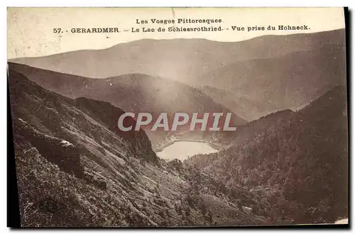 Cartes postales Gerardmer Le Lac De Schiessrothried Vue prise du Hohneck