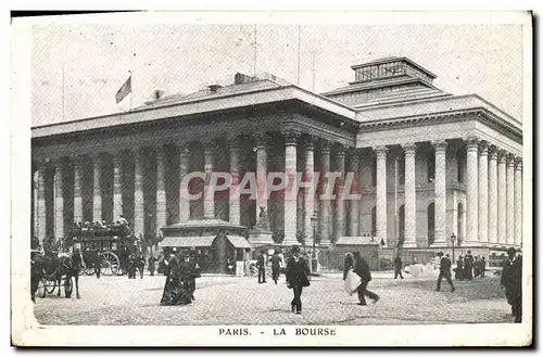 Cartes postales Paris La Bourse