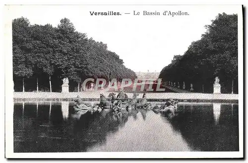 Cartes postales Versailles Le Bassin d&#39Apollon