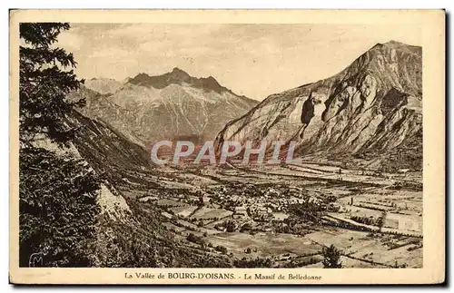 Ansichtskarte AK La vallee du Bourg D&#39Oisans Le massif de Belledonne