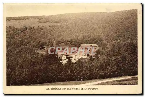 Cartes postales Vue generale Sur Les Hotels de la Schlucht