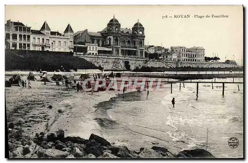 Cartes postales Royan Plage de Foncillon