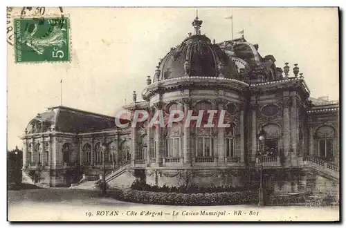 Cartes postales Royan Cote D&#39Argent Le Casino Municipal