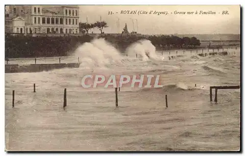 Cartes postales Royan Grosse Mer a Foncillon