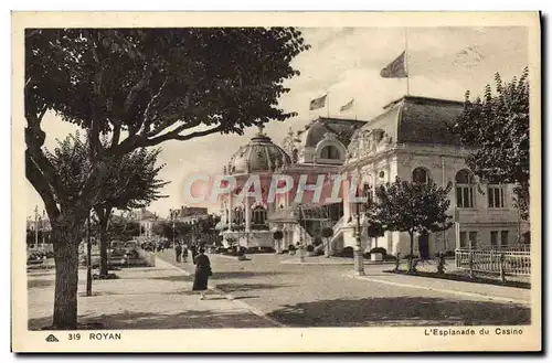 Cartes postales Royan L&#39Esplanade du Casino