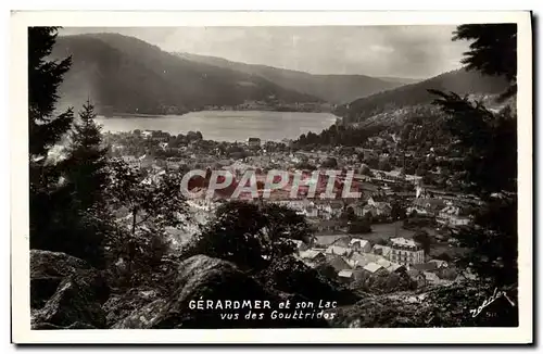 Ansichtskarte AK Gerardmer et son Lac Vus des Gouttrides