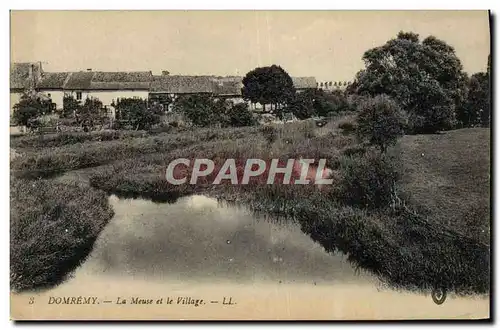 Cartes postales Domremy La Meuse et le Village