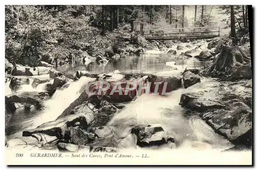 Cartes postales Gerardmer Saut des Cuves Pont d'Amour