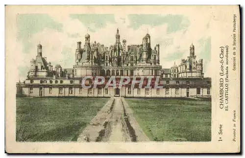 Cartes postales Chambord Le chateau