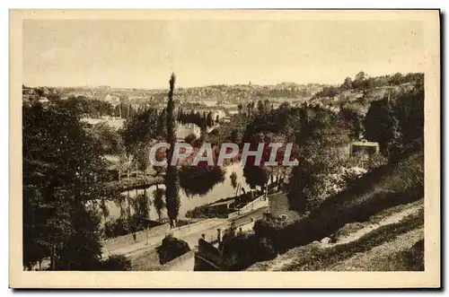 Ansichtskarte AK Poitiers Vallee du Clain Panorama de Poitiers Vue Prise du Trait Tabouleau