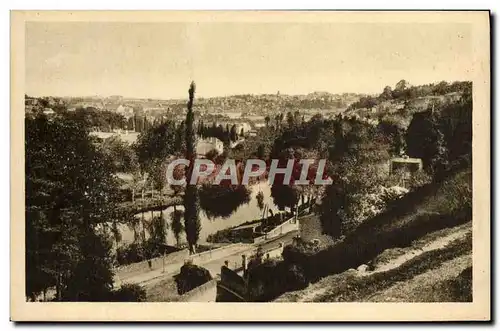 Cartes postales Poitiers Vallee du Clain Panorama de Poitiers Vue Prise du Trait Tabouleau