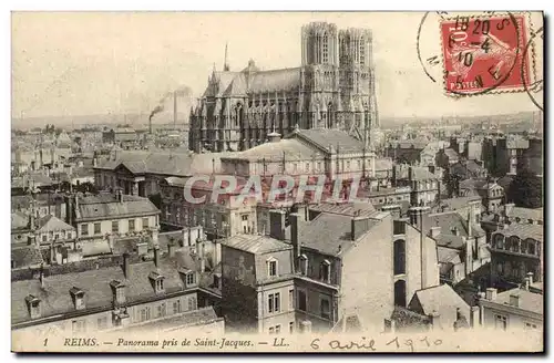 Ansichtskarte AK Reims Panorama Pris de Saint Jacques